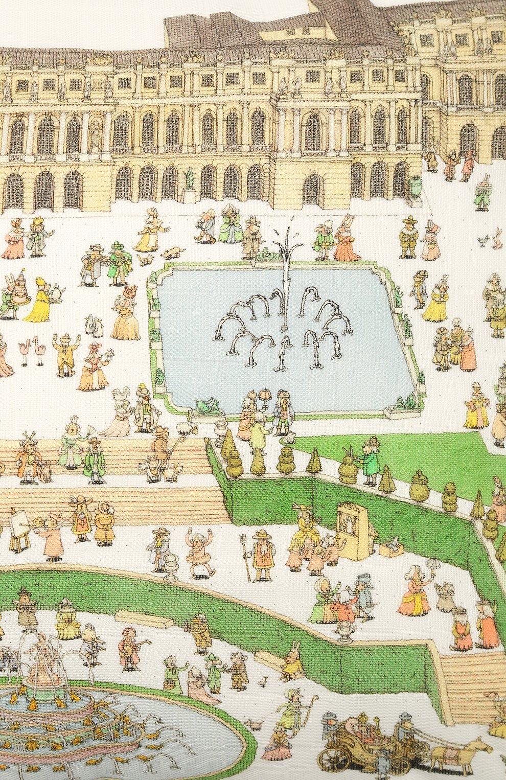 Хлопковая подушка ATELIER CHOUX, арт. CUSHI0N-VERSAILLES, фото 3