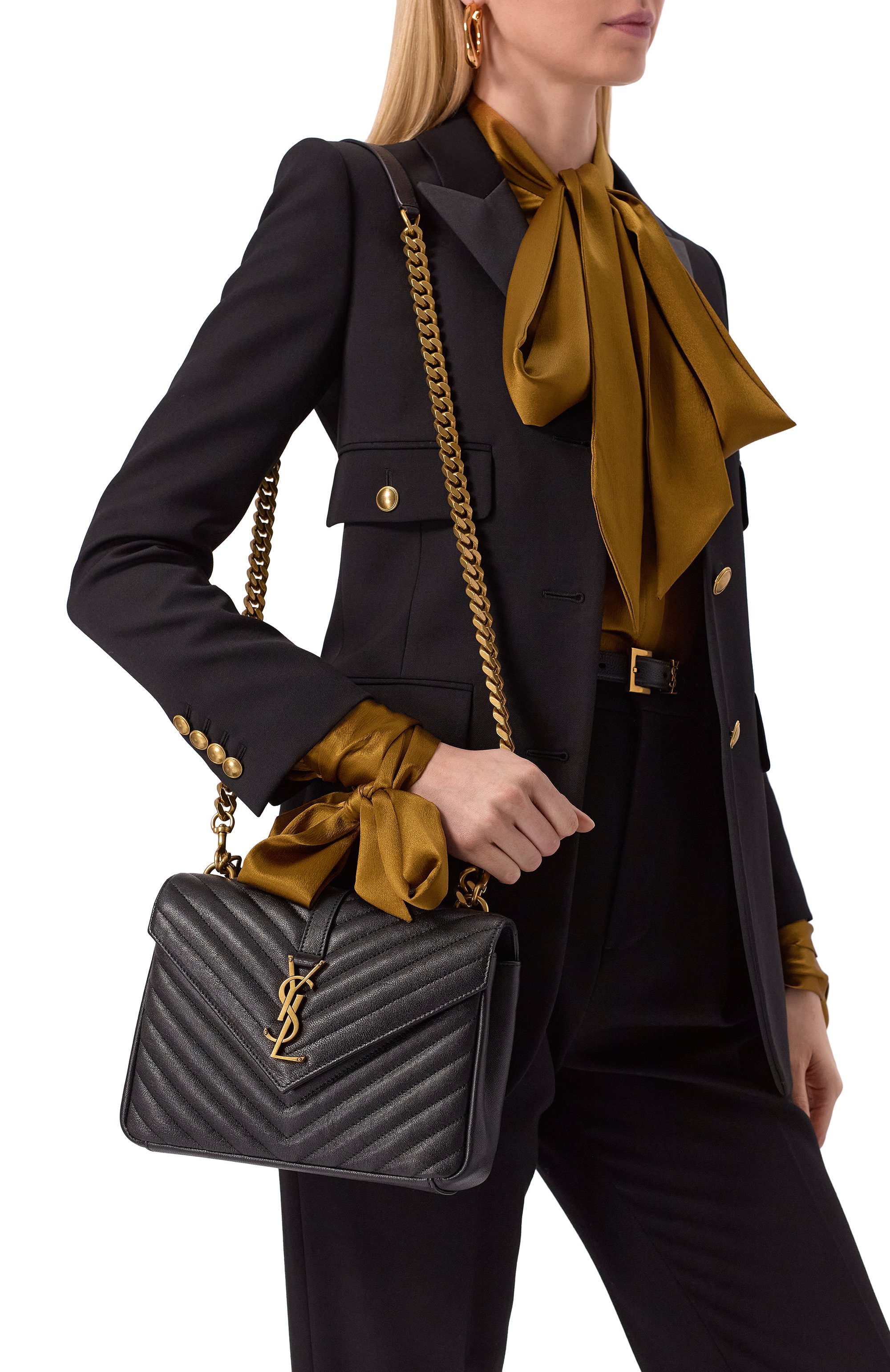Сумка college medium SAINT LAURENT, арт. 600279/BRM07, фото 2