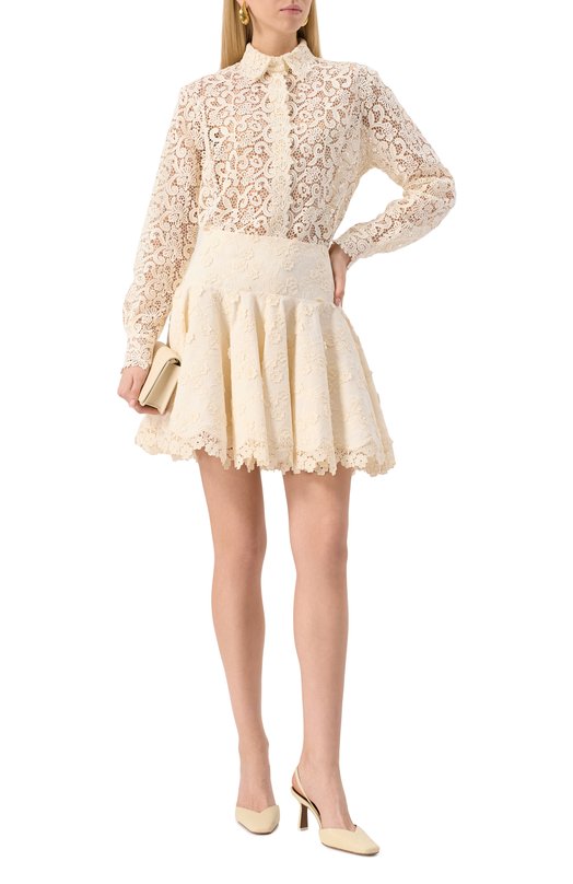 Юбка Giambattista Valli 25SSPVCA2173-24EMB Кремовый  25SSPVCA2173-24EMB Фото 2