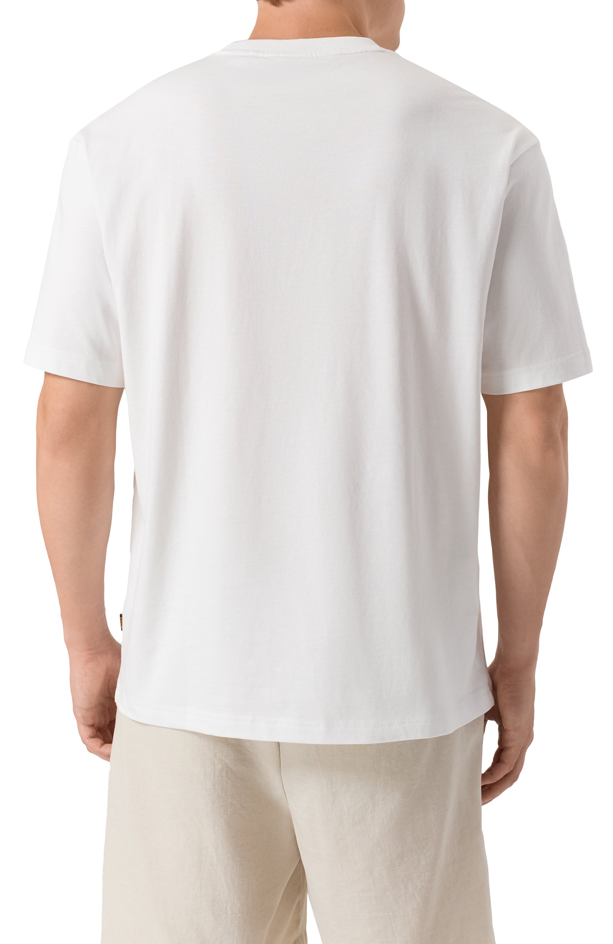 Хлопковая футболка BOSS ORANGE, арт. 50546958, фото 4