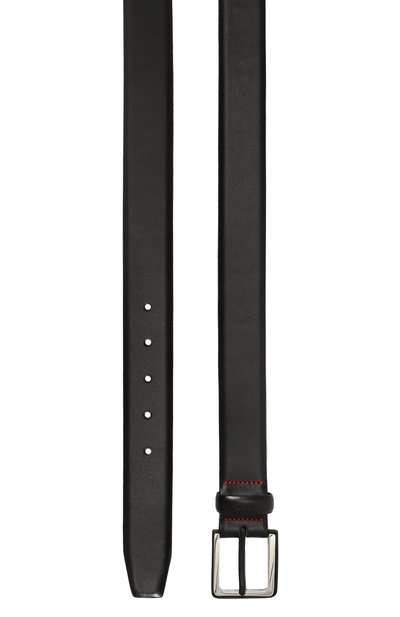 Кожаный ремень HUGO черного цвета по цене 11100 руб., арт. 50516554, фото 3 Кожаный ремень HUGO, арт. 50516554, фото 3