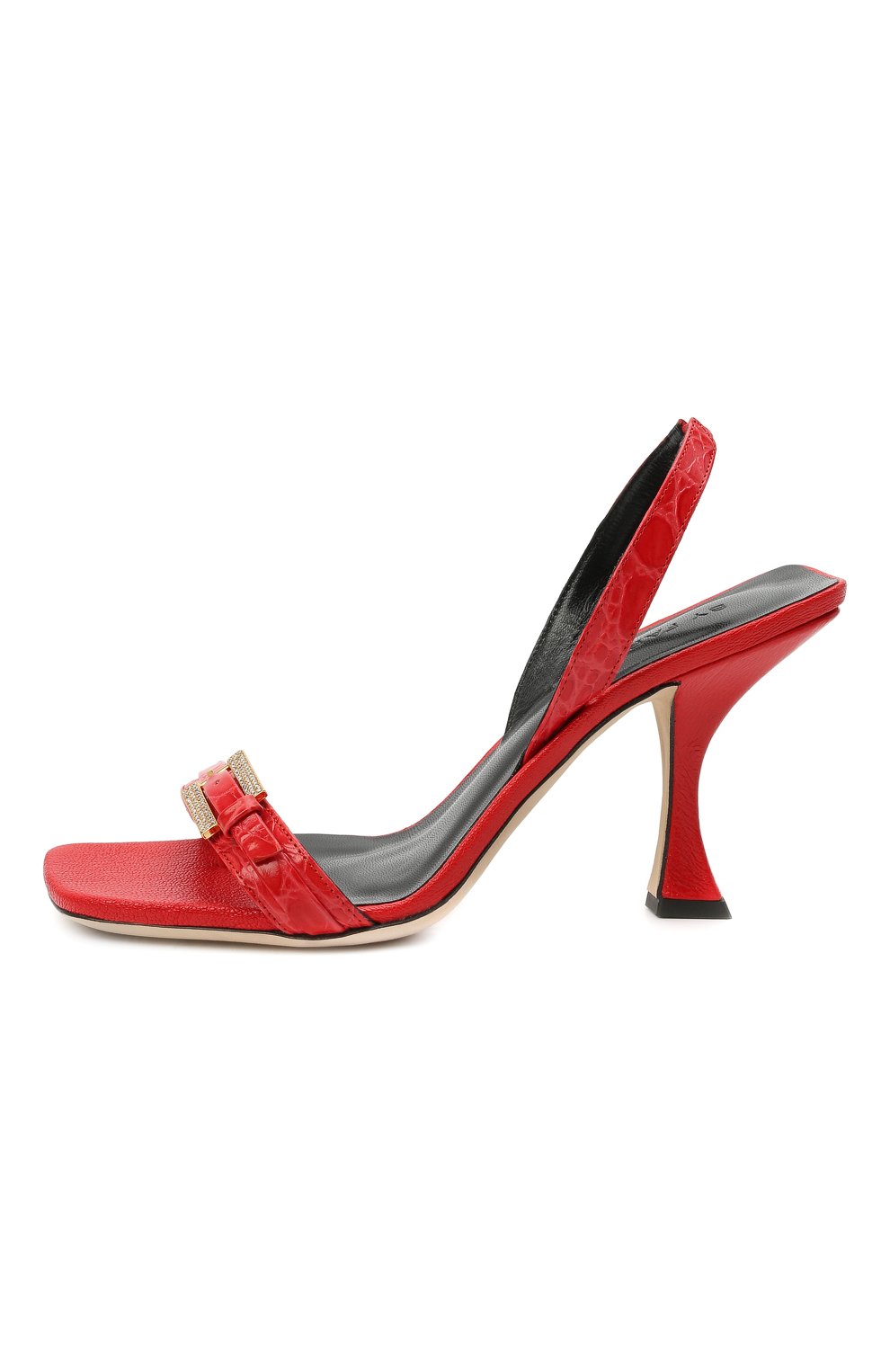 Кожаные босоножки carlotta BY FAR красного цвета по цене 58750 руб., арт. 21CRCRLTSPMD, фото 3 Кожаные босоножки carlotta BY FAR, арт. 21CRCRLTSPMD, фото 3