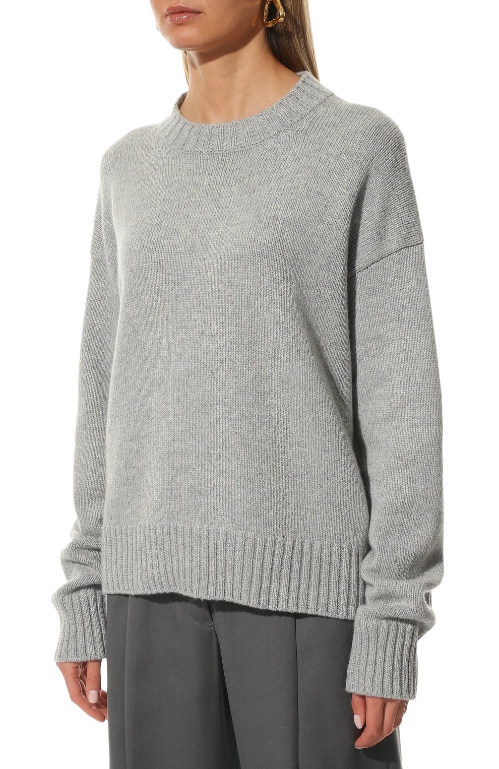 Свитер из кашемира и хлопка JIL SANDER, арт. JSCU752018-WUY11048, фото 3