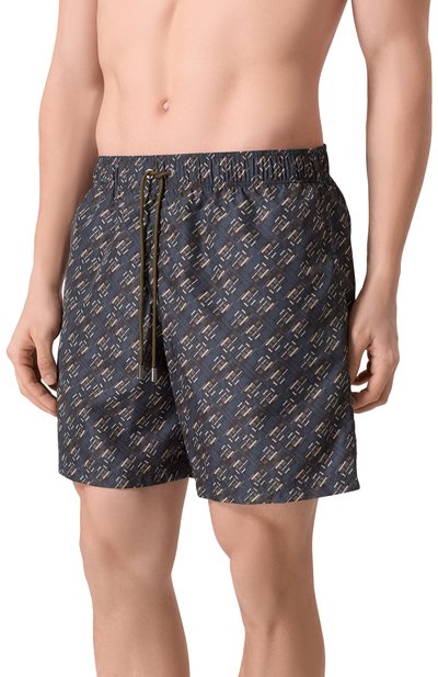 Плавки-шорты ZILLI темно-синего цвета по цене 64350 руб., арт. BMPL42M2000VGE000, фото 2 Плавки-шорты ZILLI, арт. BMPL42M2000VGE000, фото 2