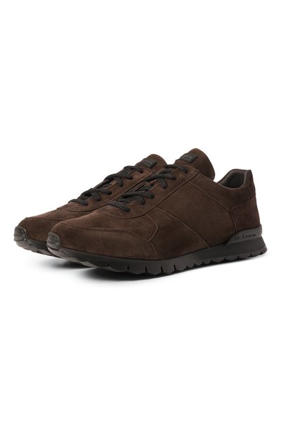 Мужские замшевые кроссовки KITON, арт. USSA114N01490