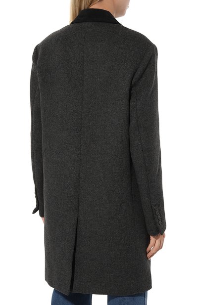 Шерстяное пальто DUNST темно-серого цвета по цене 34700 руб., арт. UDC02D127G2, фото 4 Шерстяное пальто DUNST, арт. UDC02D127G2, фото 4