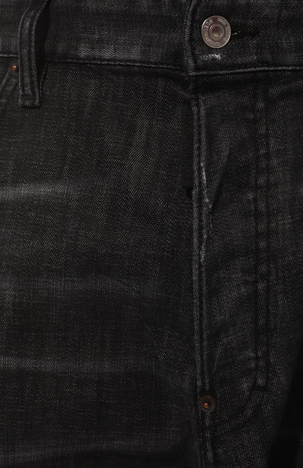 Джинсы DSQUARED2 черного цвета по цене 65500 руб., арт. S71LB1141/S30357, фото 5 Джинсы DSQUARED2, арт. S71LB1141/S30357, фото 5