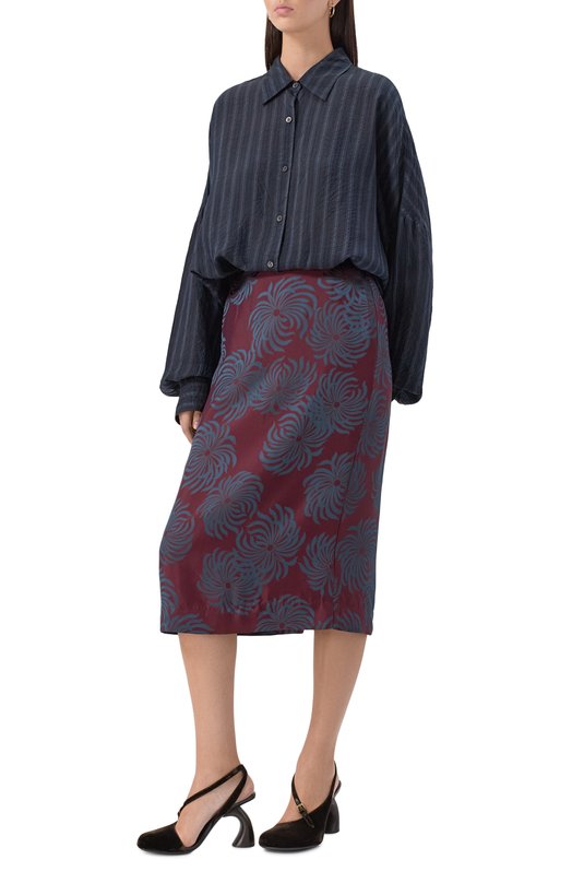 Текстильные туфли Dries Van Noten 011715-652-704 Коричневый  011715-652-704 Фото 3