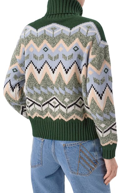 Свитер BOGNER зеленого цвета по цене 48000 руб., арт. 86935256, фото 4 Свитер BOGNER, арт. 86935256, фото 4