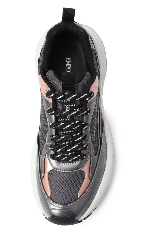 Комбинированные кроссовки Emporio Armani EW003056/AF19766 Серый  EW003056/AF19766 Фото 6