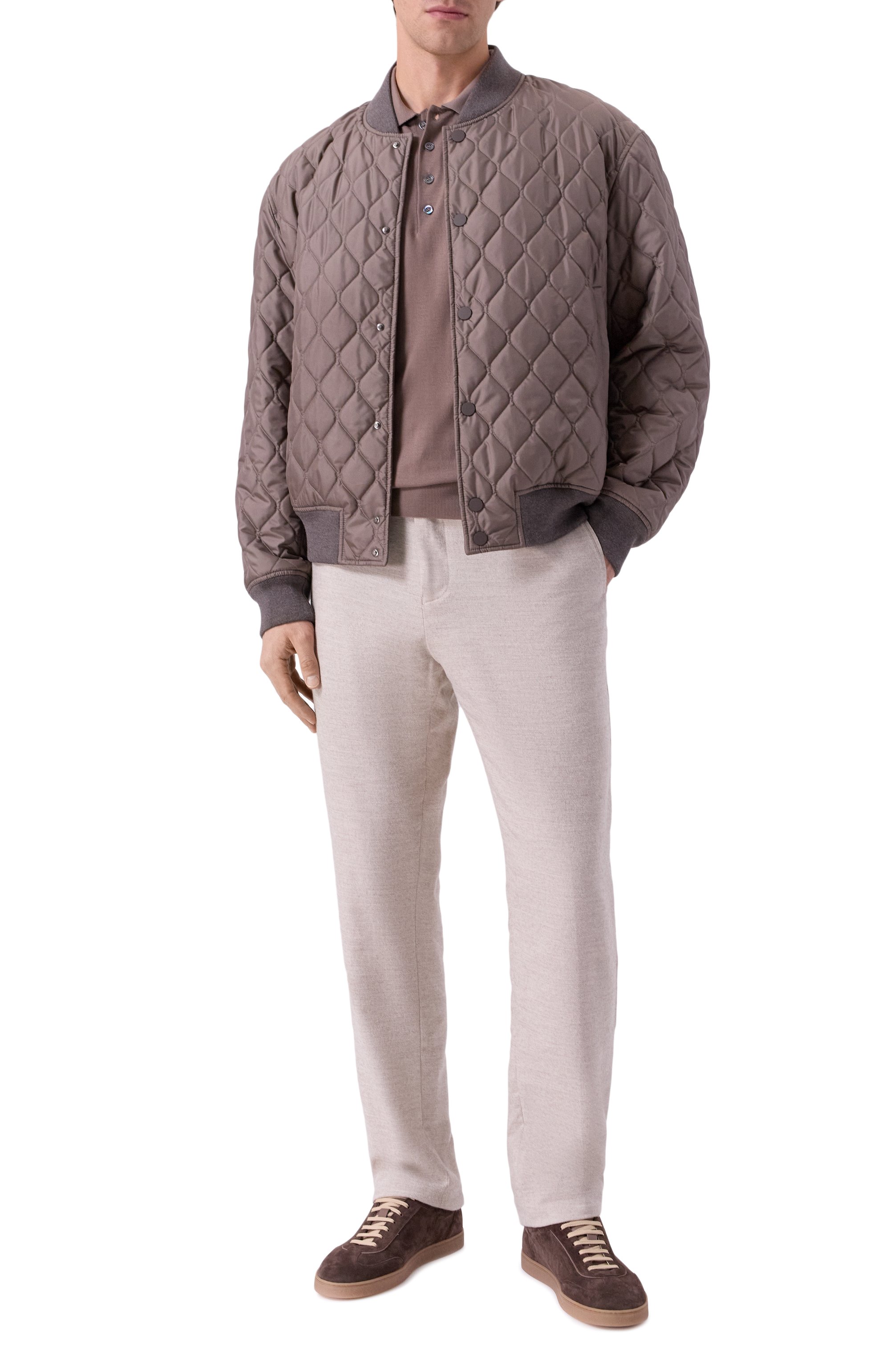 Брюки из хлопка и шерсти KITON, арт. UPLACRK0131H03, фото 2