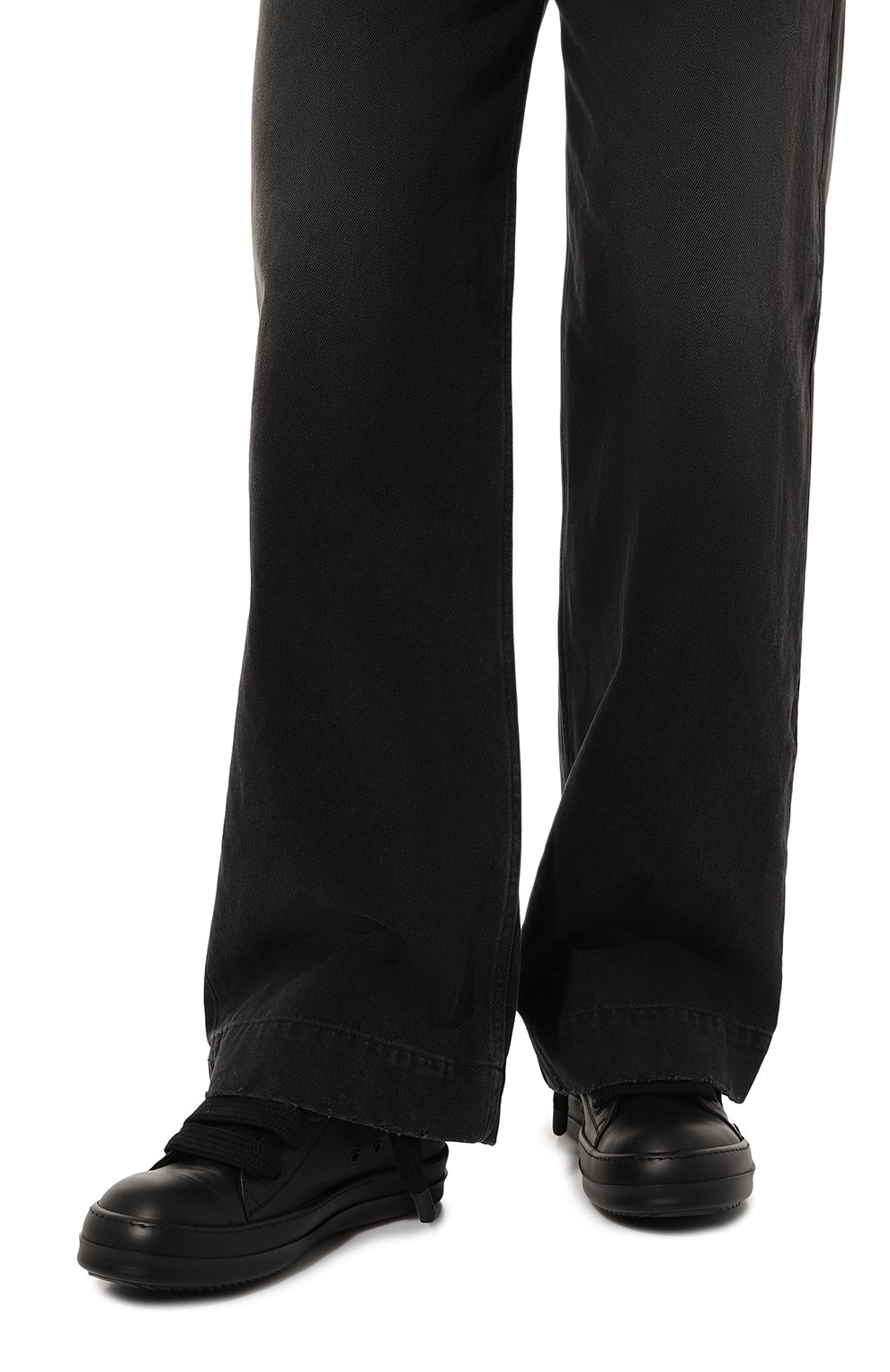 Кожаные кеды RICK OWENS, арт. RU01D3893/LC0W2, фото 3