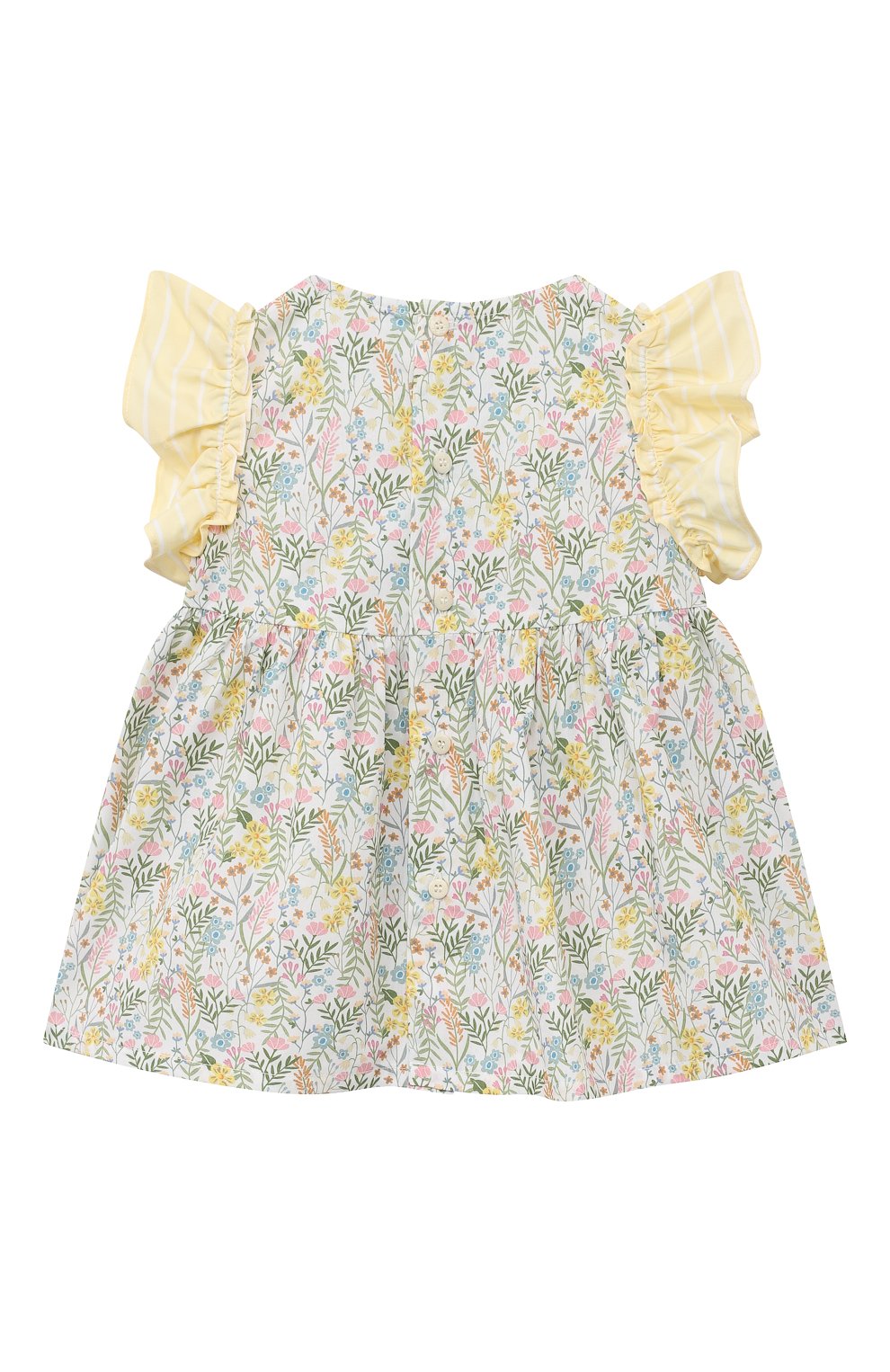 Комплект из топа и шорт IL GUFO желтого цвета по цене 13050 руб., арт. P23DP421C4097/24M-36M, фото 3 Комплект из топа и шорт IL GUFO, арт. P23DP421C4097/24M-36M, фото 3