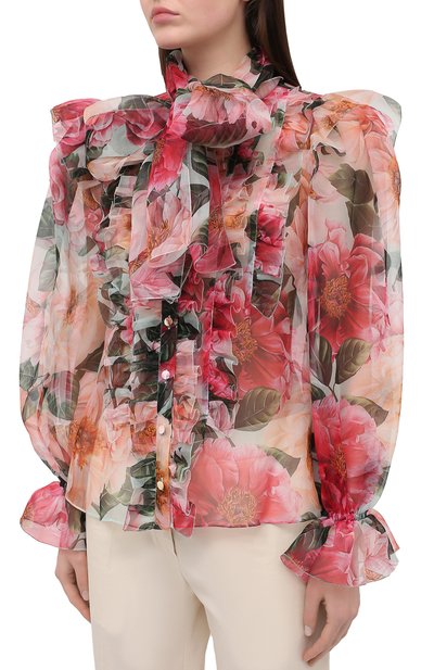 Шелковая блузка DOLCE & GABBANA, арт. F5L64T/IS1E1, фото 3