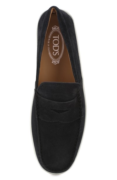 Замшевые мокасины TOD’S темно-синего цвета по цене 53050 руб., арт. XXM15C0CN30RE0, фото 5 Замшевые мокасины TOD’S, арт. XXM15C0CN30RE0, фото 5
