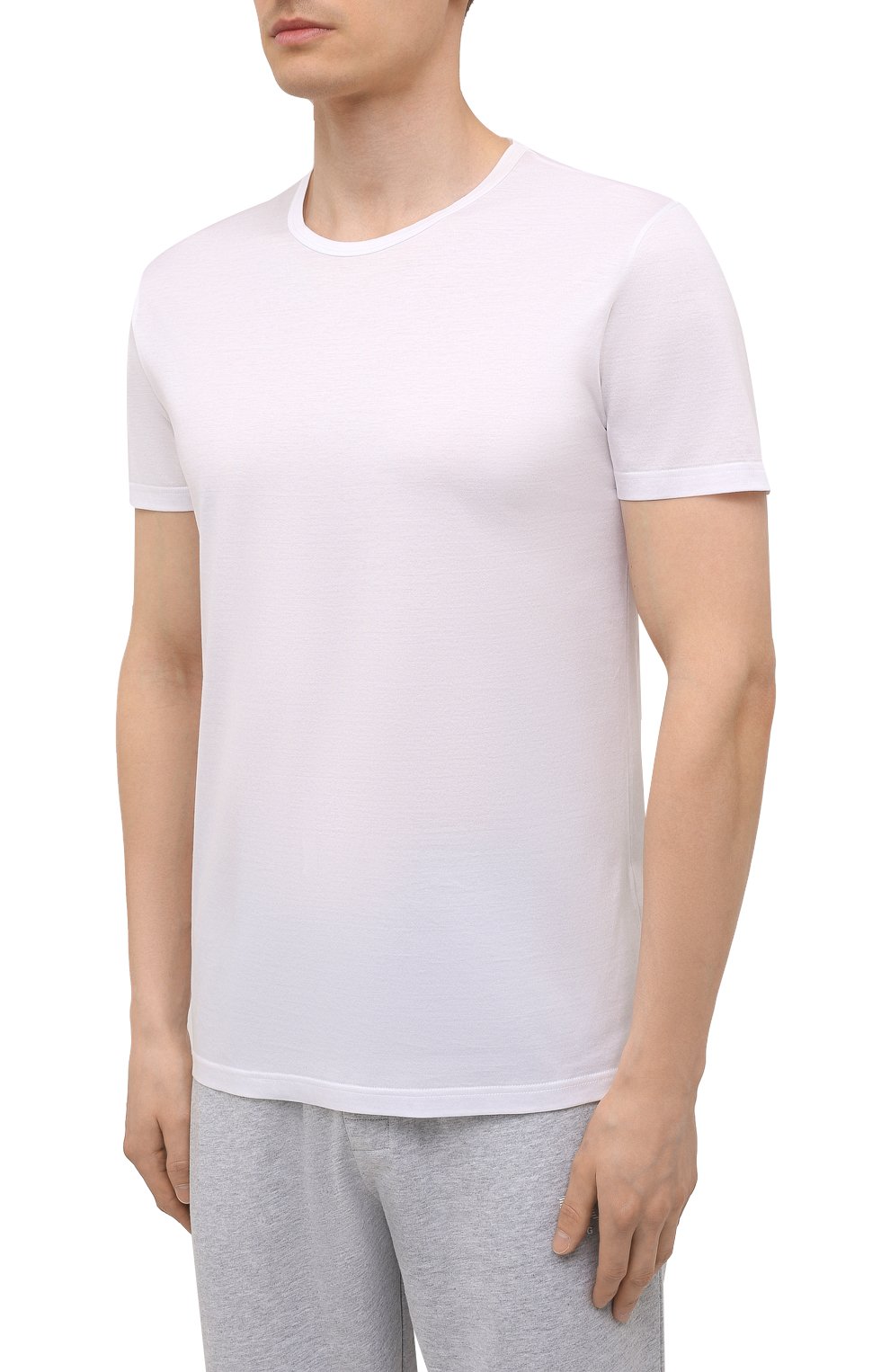 Хлопковая футболка ZEGNA, арт. N2M200070, фото 3