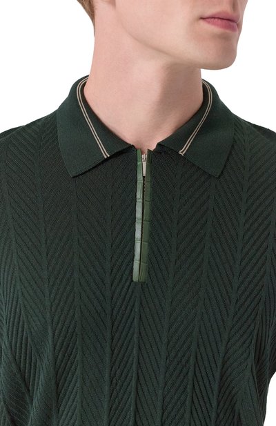 Шелковое поло ZILLI, арт. KZP002M0641VDCH00, фото 5