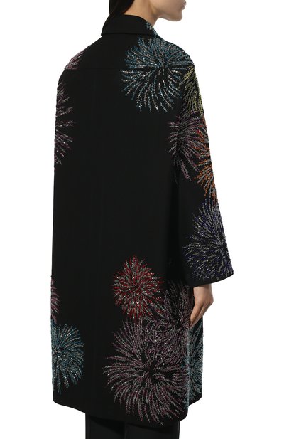 Хлопковое пальто DRIES VAN NOTEN черного цвета по цене 315000 руб., арт. 221-030230-4213, фото 4 Хлопковое пальто DRIES VAN NOTEN, арт. 221-030230-4213, фото 4