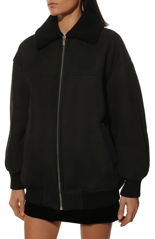 Дубленка из овчины Miu Miu MPV795-889-F0806 Чёрный  MPV795-889-F0806 Фото 3