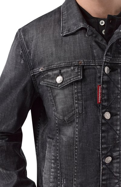 Джинсовая курт ка DSQUARED2, арт. S74AM1729/S30357, фото 5