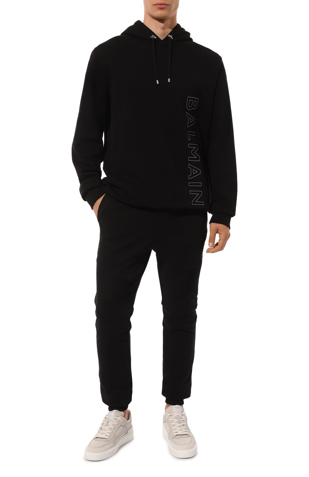 Комбинированные кеды b-court BALMAIN, арт. CM0VI349/LCEC, фото 2