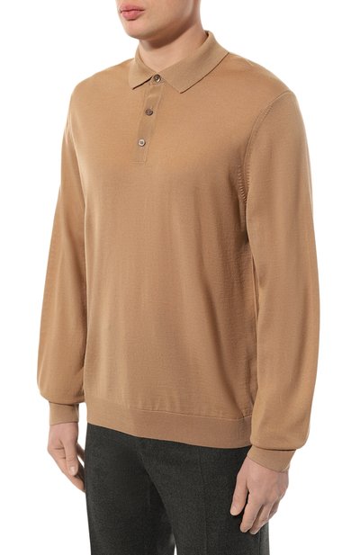 Шерстяное поло BOSS, арт. 50476355, фото 3