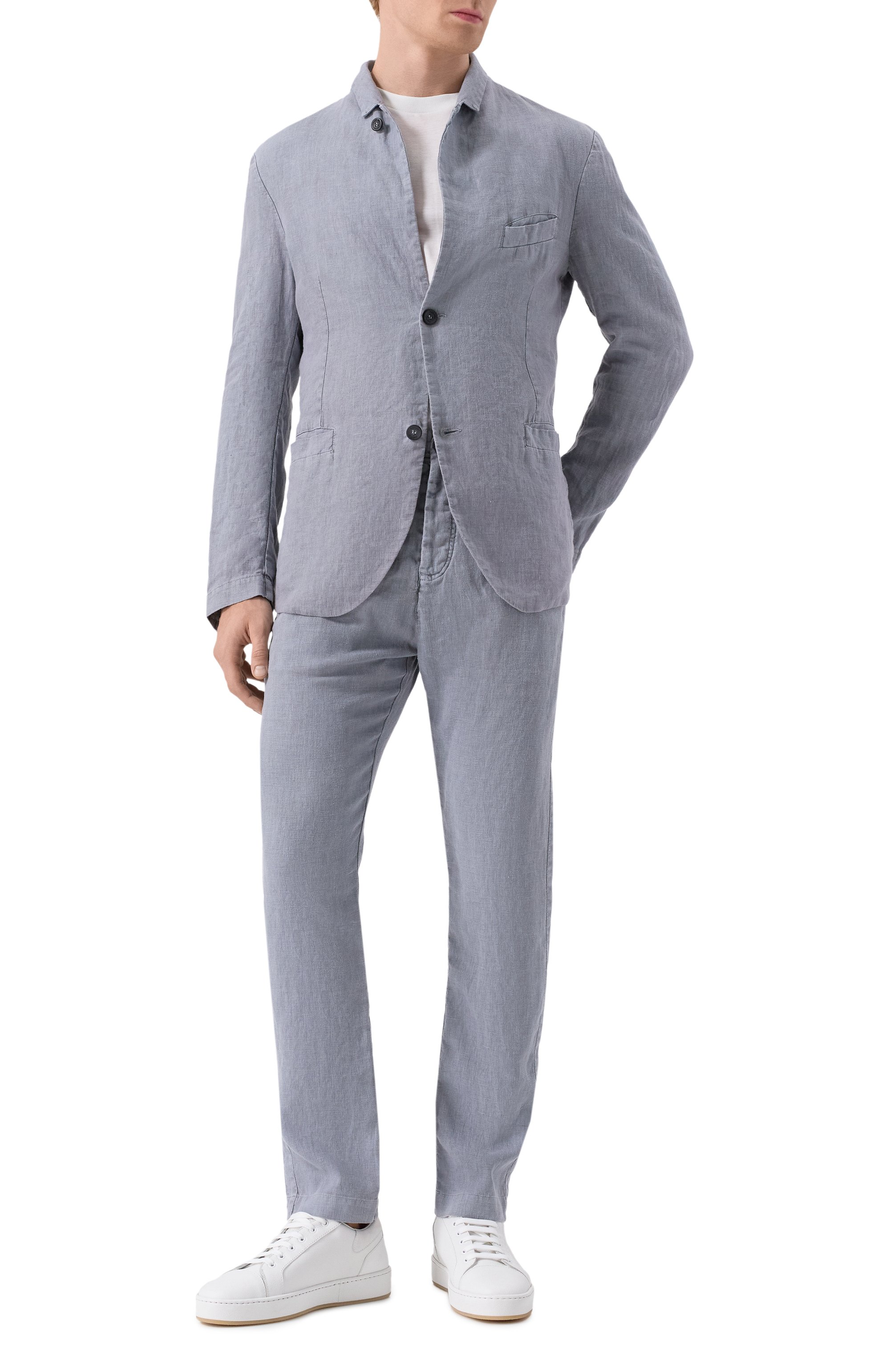 Льняной пиджак HANNES ROETHER, арт. ZUN22DER.602/, фото 3