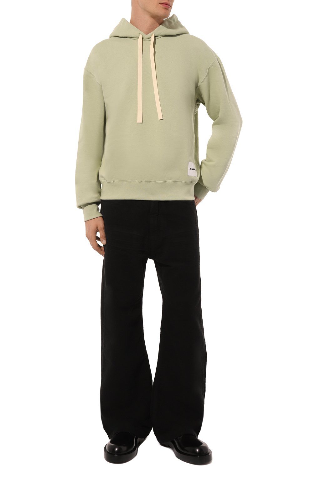 Хлопковое худи JIL SANDER, арт. J47GU0105/J20039, фото 2