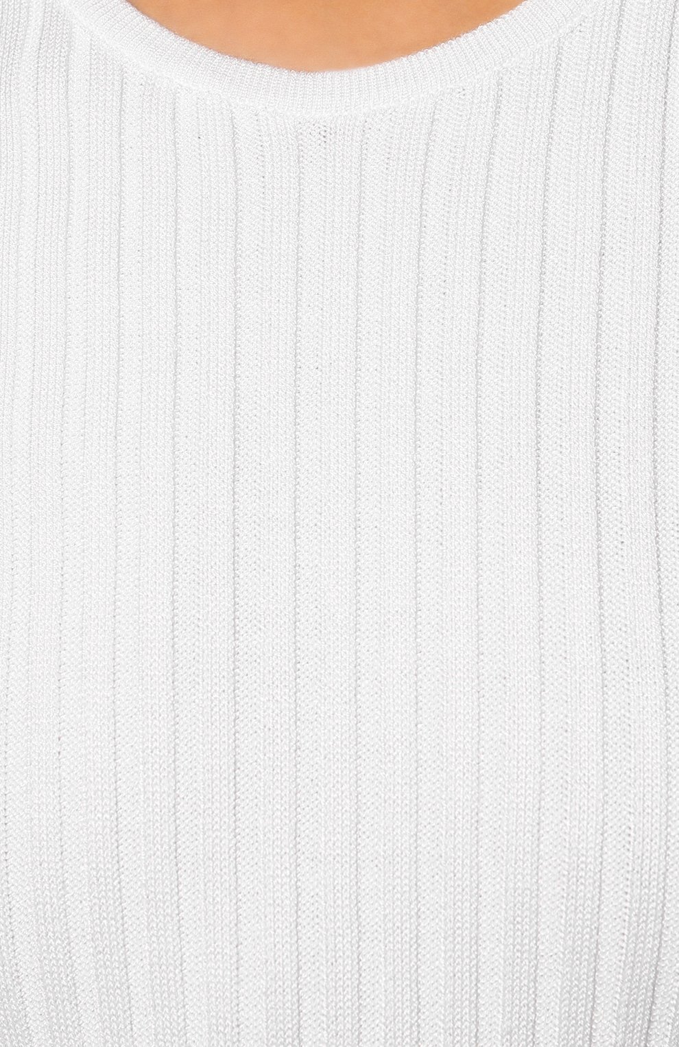 Платье из вискозы NOBLE&BRULEE белого цвета по цене 50000 руб., арт. NB112OPT/12, фото 5 Платье из вискозы NOBLE&BRULEE, арт. NB112OPT/12, фото 5