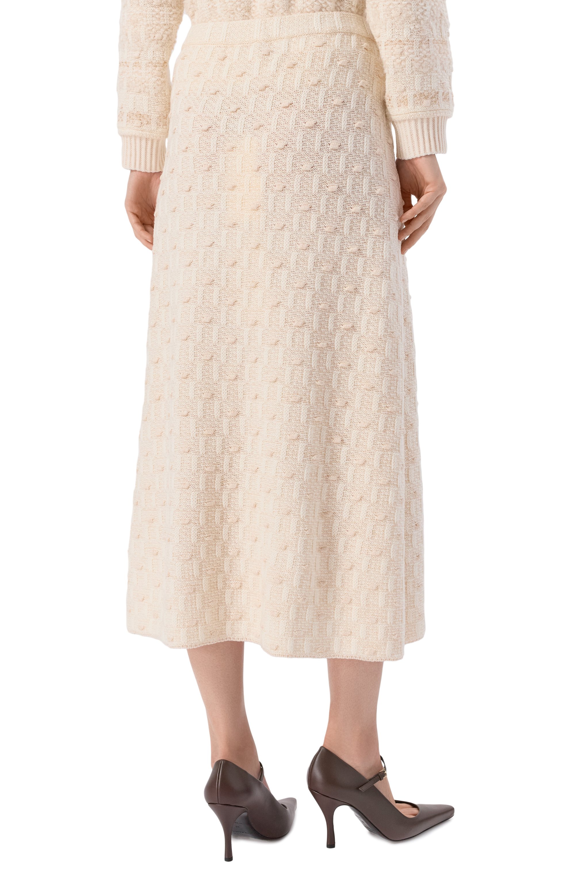 Юбка из шерсти и вискозы AND THE BRAND, арт. W26-SK049-1002-102, фото 4