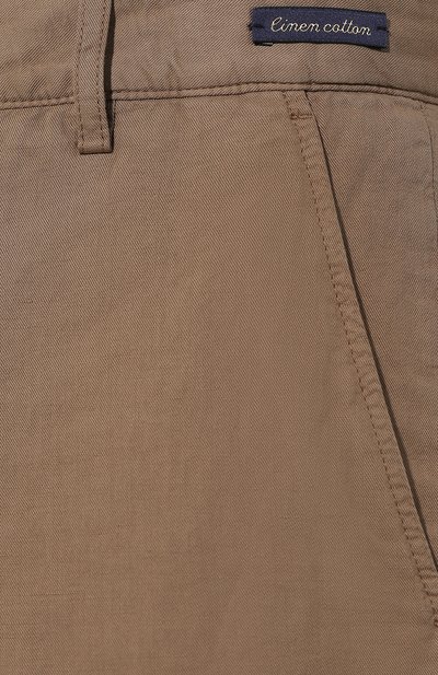 Шорты из смеси хлопка и льна PAUL&SHARK, арт. E19P4142, фото 5