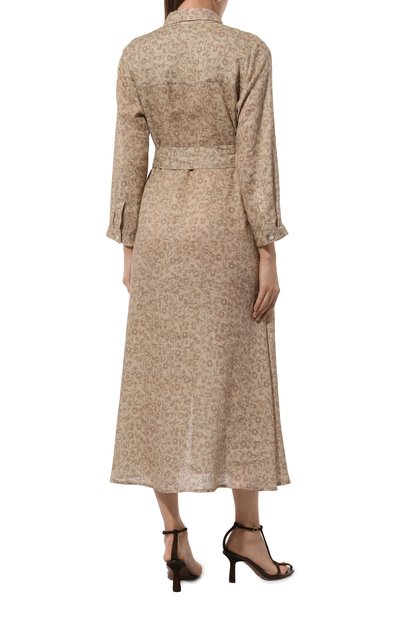 Льняное платье KITON, арт. D57308H08001, фото 4