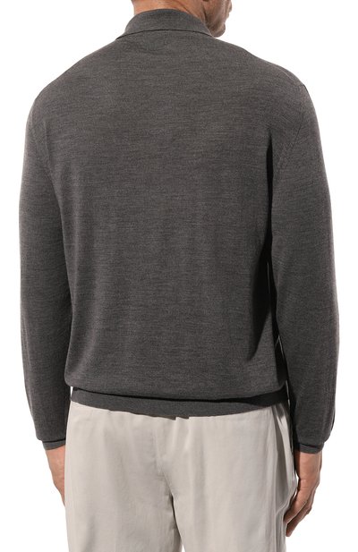 Поло из шерсти и кашемира CORTIGIANI, арт. 1A9302, фото 4