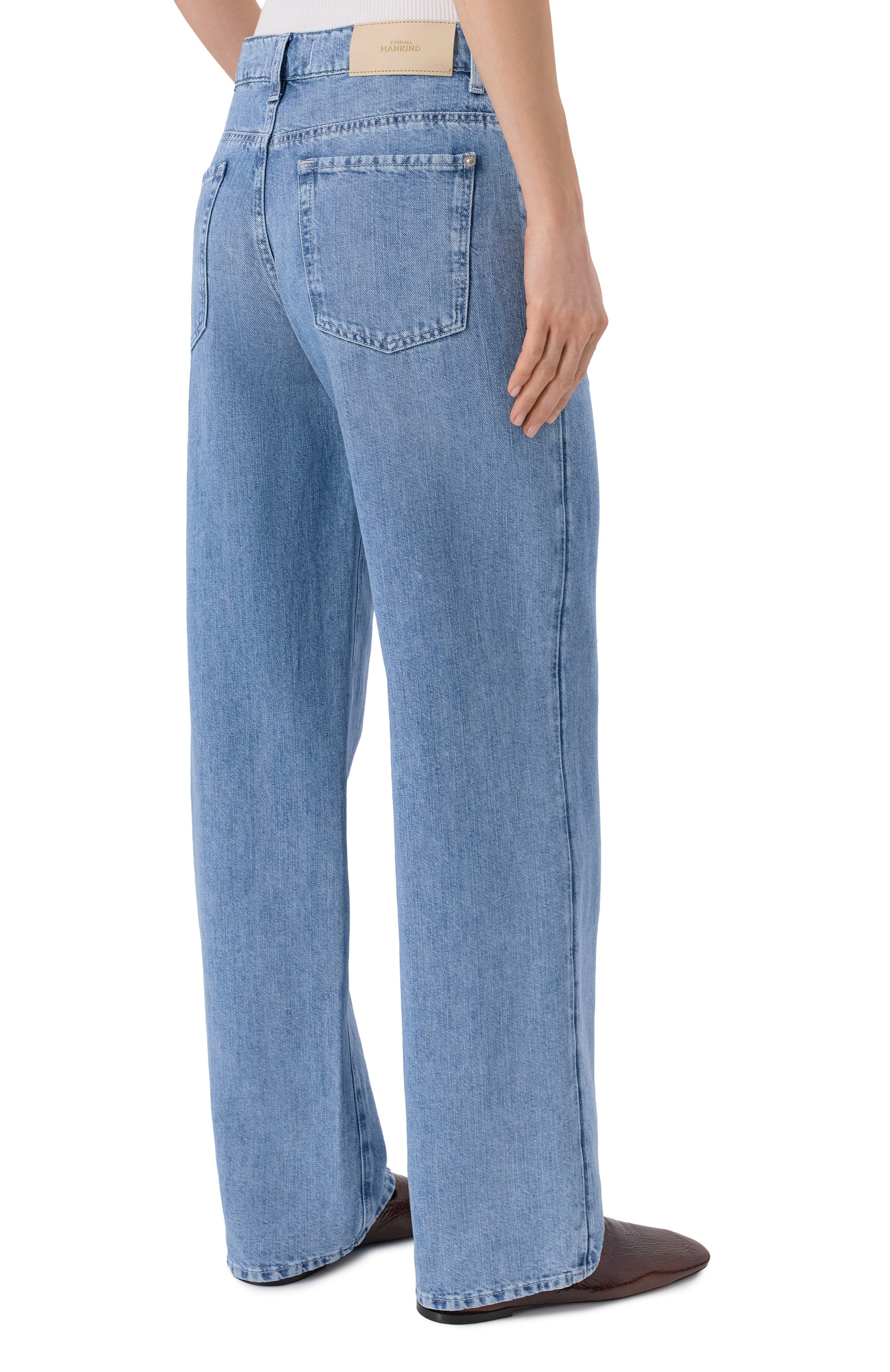 Джинсы stovepipe straight 7 FOR ALL MANKIND, арт. 7U4N0U03-IRI, фото 4