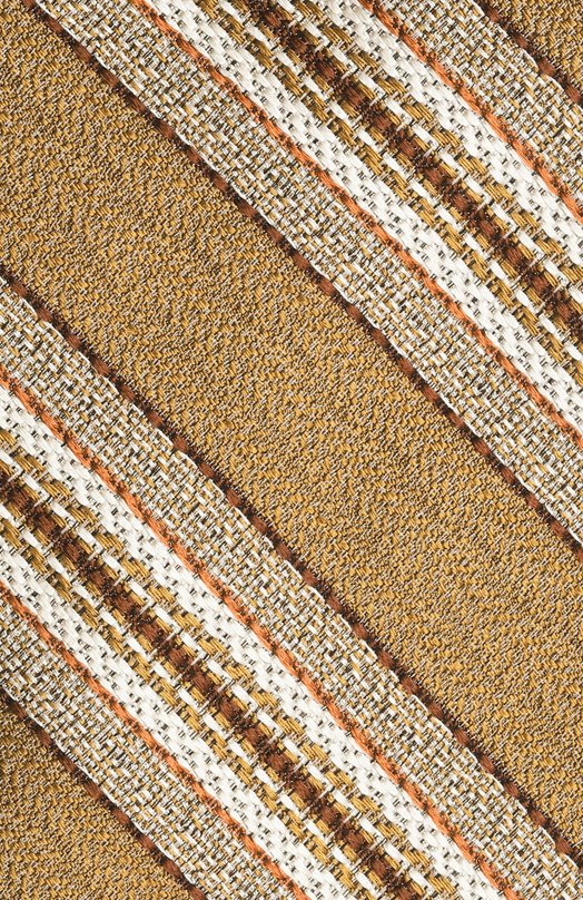 Шелковый галстук Loro Piana FAQ1373 Коричневый  FAQ1373 Фото 4