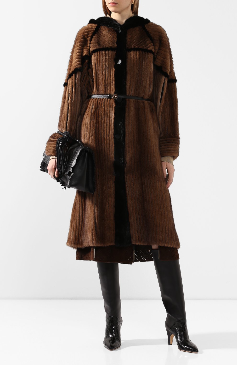 Шуба из меха норки FENDI, арт. FNF53I AMLX, фото 2