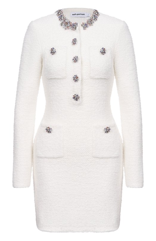 Платье self-portrait RS26221SC Белый RS26221SC