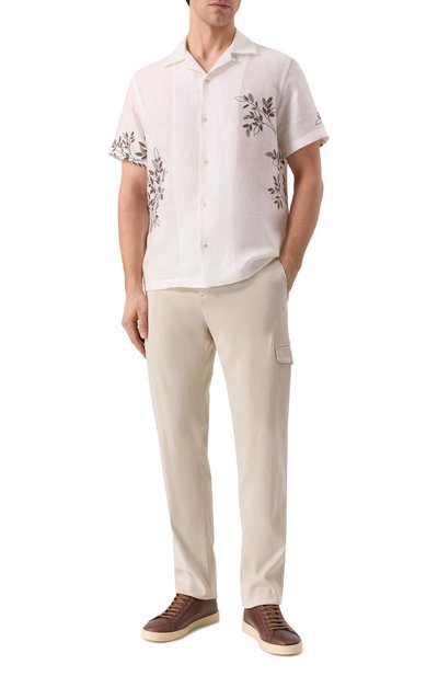 Льняная рубашка VAN LAACK белого цвета по цене 34950 руб., арт. VL-RIDU-S/170549, фото 2 Льняная рубашка VAN LAACK, арт. VL-RIDU-S/170549, фото 2