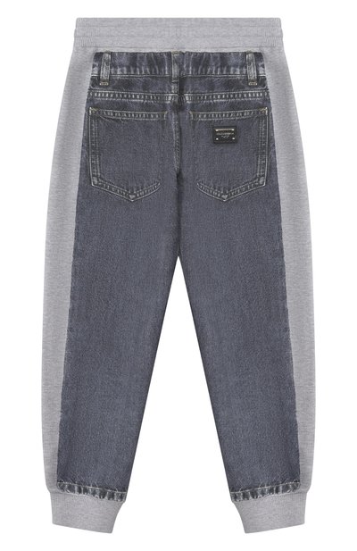 Хлопковые джоггеры DOLCE & GABBANA, арт. L4JPIN/G7PVD, фото 2