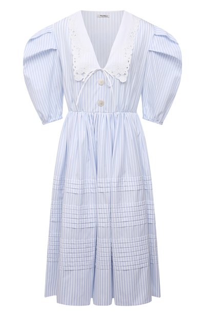 Женское хлопковое платье MIU MIU, арт. MF4341-Z58-F0M10