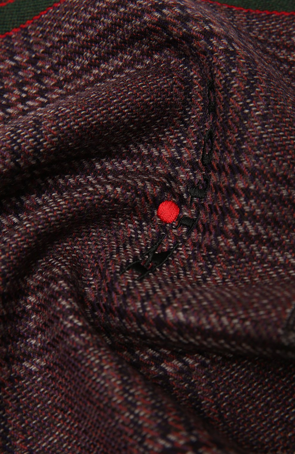 Шерстяной шарф KITON, арт. USCIACX03T02, фото 2