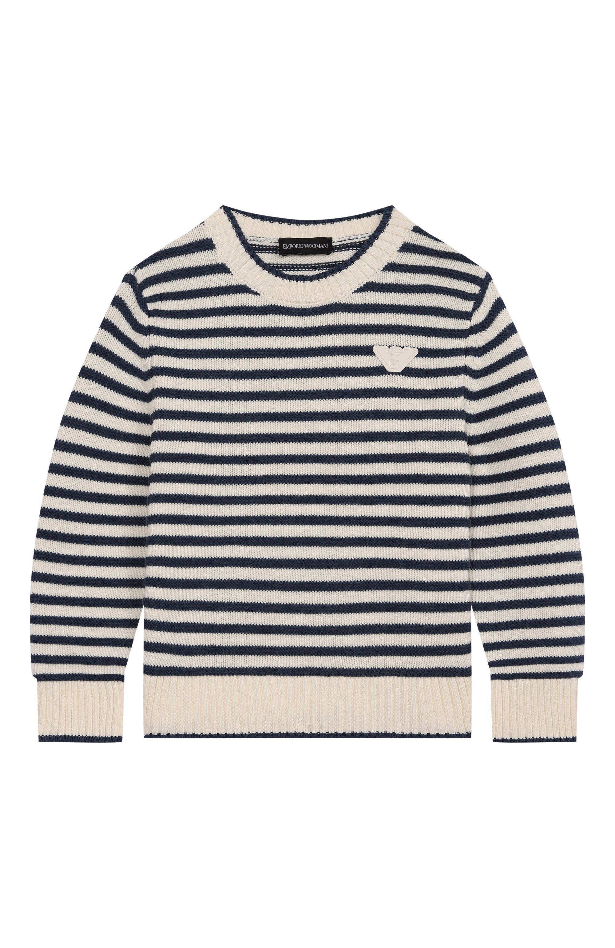 Хлопковый пуловер EMPORIO ARMANI, арт. EB000303/AF14757, фото 1