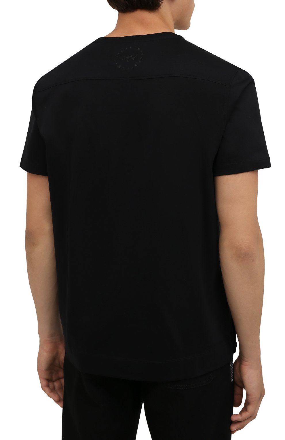 Хлопковая футболка LIMITATO черного цвета по цене 18650 руб., арт. ALBERT/T-SHIRT, фото 4 Хлопковая футболка LIMITATO, арт. ALBERT/T-SHIRT, фото 4