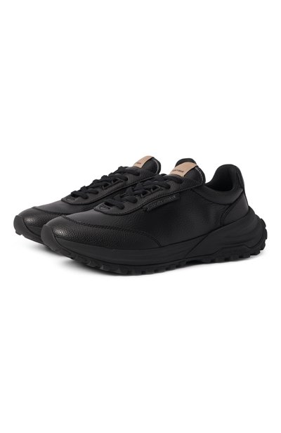 Мужские кожаные кроссовки EMPORIO ARMANI, арт. EM007301/AF29401