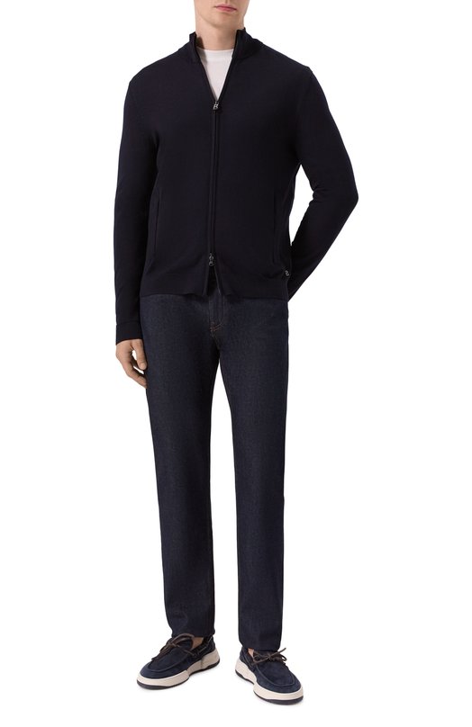 Шерстяной кардиган Bogner 88589785 Синий  88589785 Фото 2