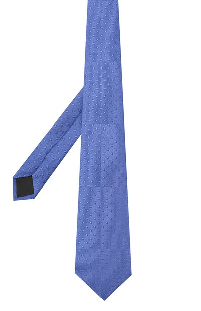 Шелковый галстук LANVIN синего цвета по цене 12600 руб., арт. 2050/TIE, фото 2 Шелковый галстук LANVIN, арт. 2050/TIE, фото 2