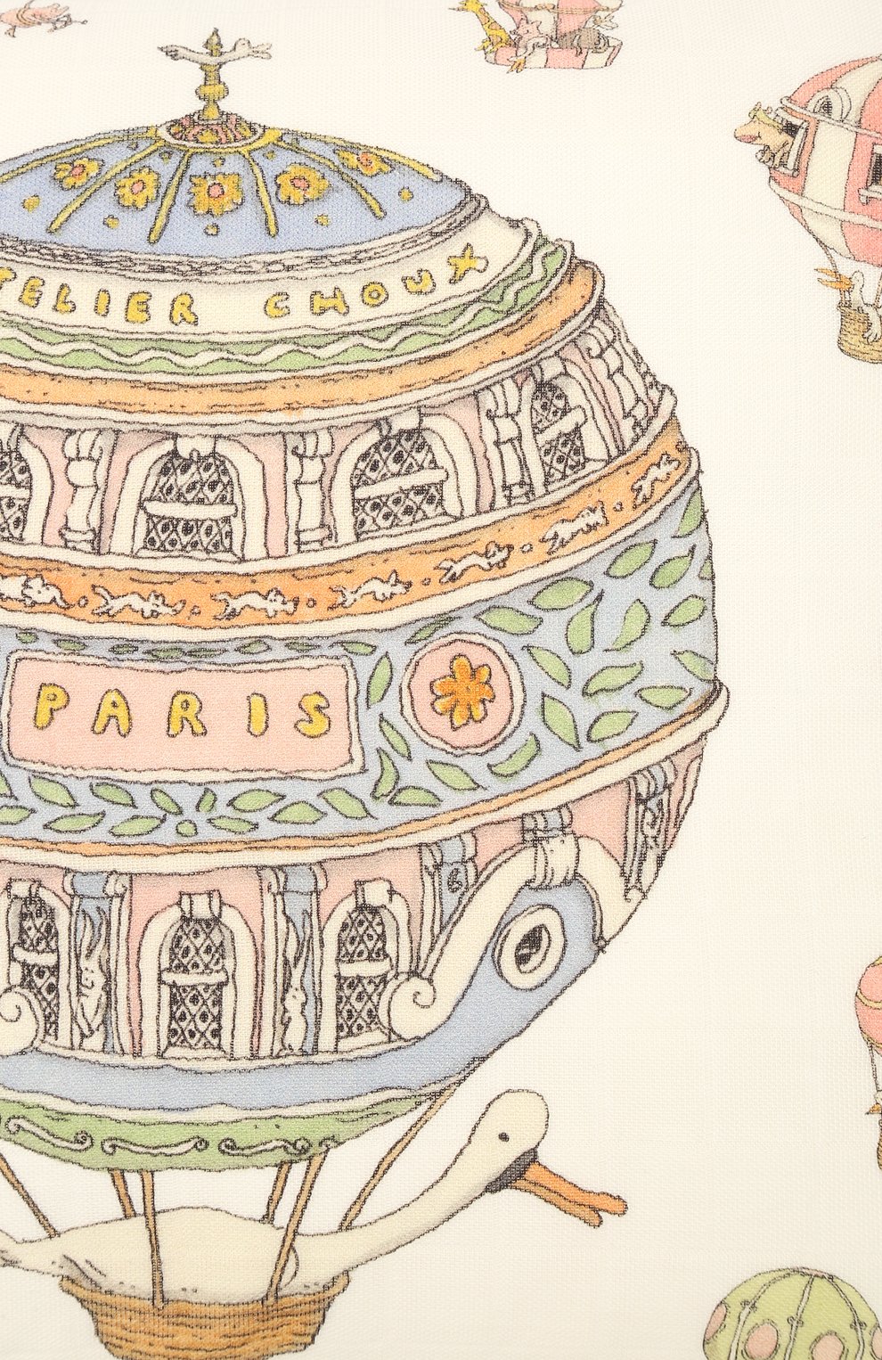 Хлопковая подушка ATELIER CHOUX, арт. CUSHI0N-H0T AIR BALL00N, фото 3