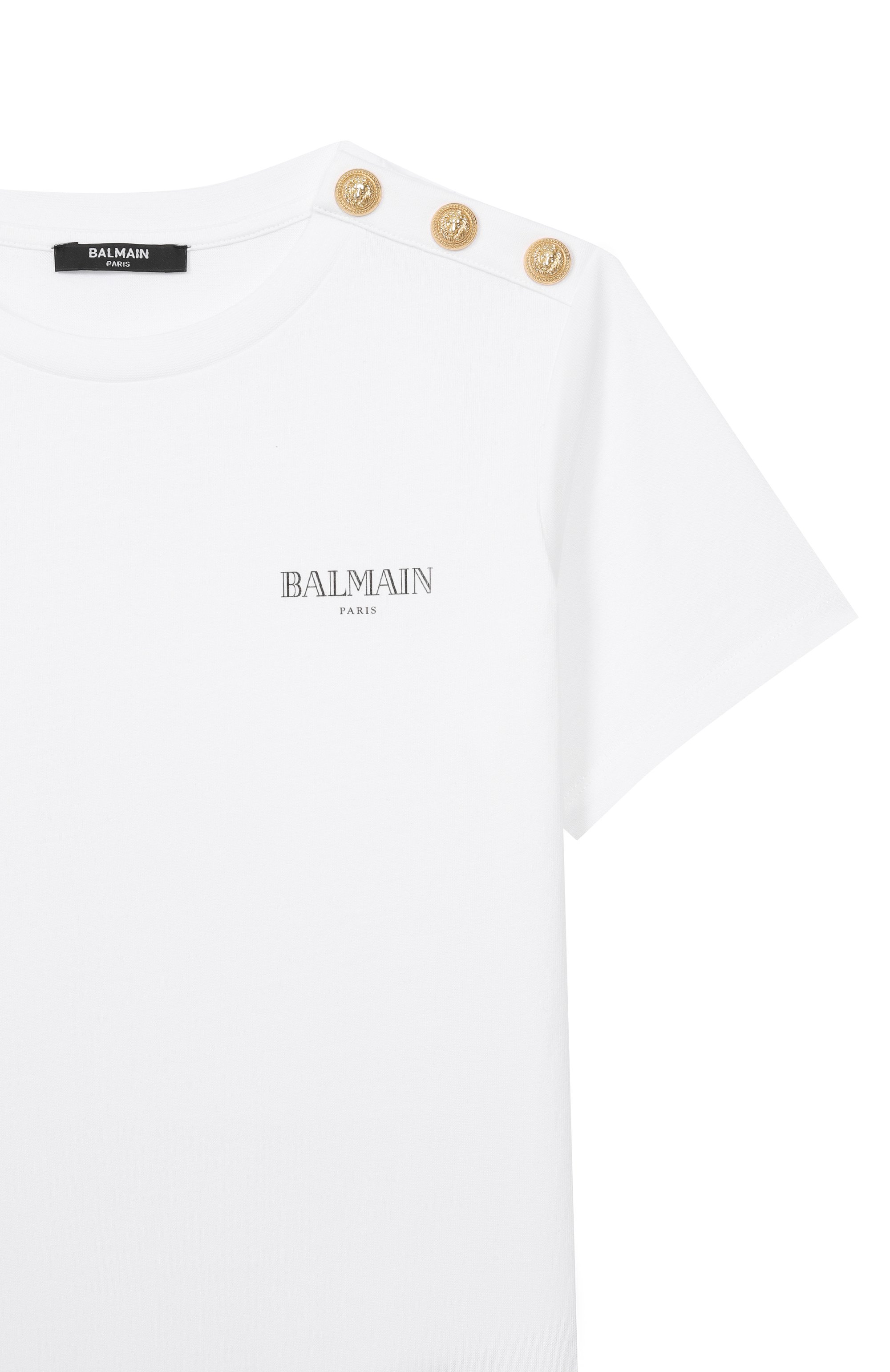 Хлопковая футболка BALMAIN, арт. BY8Q21, фото 3