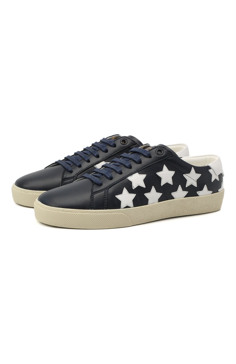 Кожаные кеды SAINT LAURENT, арт. 592541/0M550, фото 1