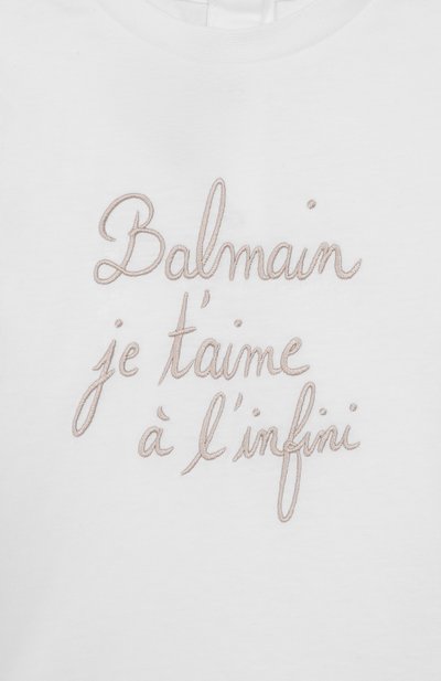 Хлопковая футболка BALMAIN, арт. BX8621, фото 3